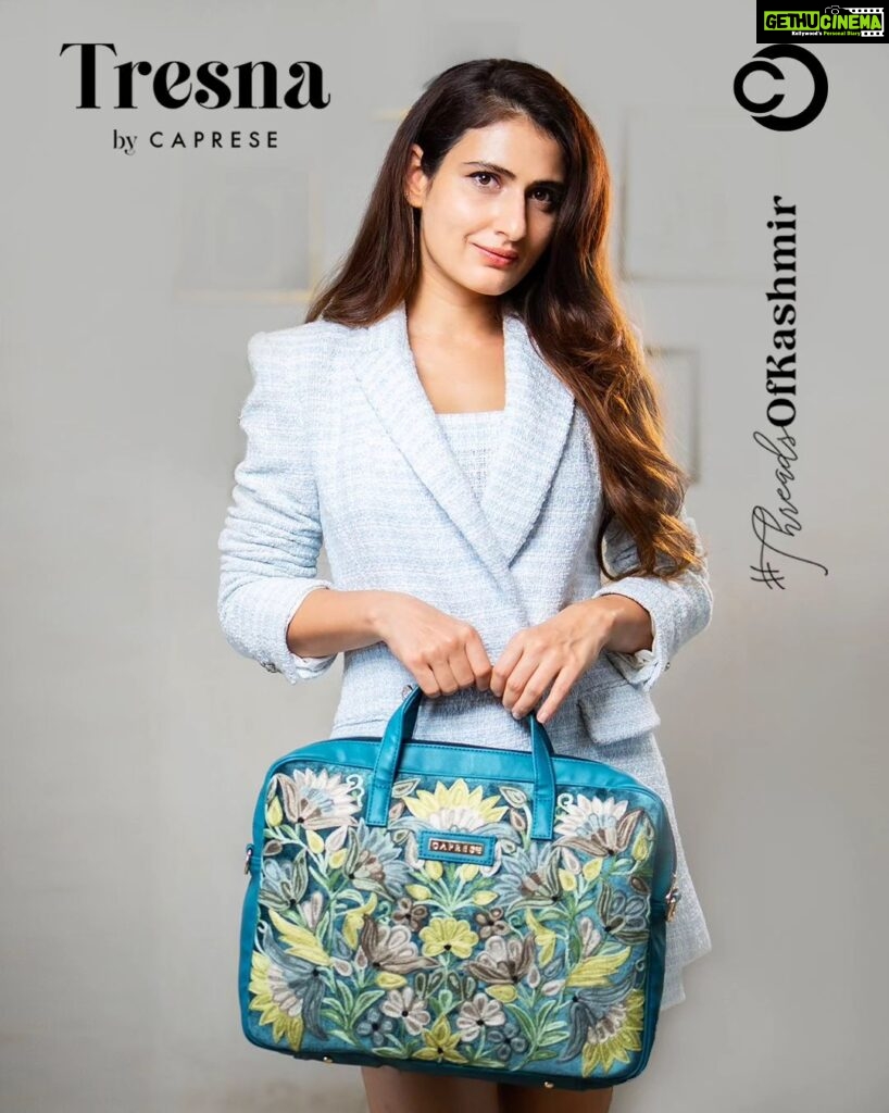 Fatima Sana Shaikh Instagram - Effortless charm meets timeless style as we're thrilled to welcome the remarkable @fatimasanashaikh to the Tresna journey. Together, we unveil the power within you. From the casual bag that tells a story in every thread, to the laptop bag that empowers your every move, the Tresna Collection redefines elegance and strength. Elevate your power look with sophistication that's woven with tradition. Stay tuned for a glimpse into the world of contemporary elegance. Get the contemporary collection from Caprese Stores or VIP Lounge near you or visit our website www.capresebags.com #TresnaCollection #Tresna #fatimasanashaikh #ThreadsOfKashmir #PowerLook #CasulaLook #Caprese #CapreseGirl #CapreseBag #Handbag #KashmirCollection #KashidaEmbroidery #Kashida #Kashmir #Timeless #Collaboration