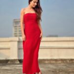 Fatima Sana Shaikh Instagram – Red might be my favourite colour. 

Wearing @summersomewhereshop 
Thank you @elevate_promotions ❤️