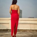 Fatima Sana Shaikh Instagram – Red might be my favourite colour. 

Wearing @summersomewhereshop 
Thank you @elevate_promotions ❤️