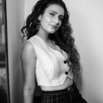 Fatima Sana Shaikh Instagram - Black and white be the vibe Styled by @its_mariyamm Wearing @arokaofficial Earrings @minerali_store Photography @ravii_dixit Hair @makeupbyaditee