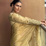 Fatima Sana Shaikh Instagram - Wearing this beautiful saree by my most favourite @raw_mango 📸📸Hmu @myrra_makeup_art