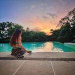 Fatima Sana Shaikh Instagram - This stay couldn’t have been more perfect. Thank you @airbnb for partnering with me. The house was stunning, it was quiet and calm. I had no idea I could be so obsessed with a pond full of fish. And more than any thing else I met people I could call friends for life. The hosts of the house, Sucheta and Hans are probably the most generous and kindest souls I have ever met. I could hear their stories about their lives for hours. I feel blessed to have met them and their family. They have welcomed us with such heart. @summertimevillagoa Goa India