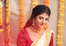Gabriella Charlton Instagram - Onam Ashamsakal 🌾🌼 This one is special because mundu courtesy goes to my Ammama ❤️ Makeup @jiyamakeupartistry Hairdo @keerthana_makeup_and_hair Photography @haran_official_ Flowers in @redbridal_flowers Blouse @sdduniqueboutique_97 Jewel @chennai_jazz Location @jiya_studios