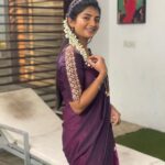 Gabriella Charlton Instagram - Just the same Kavya in her zone! Saree & blouse by the lovely @sdduniqueboutique_97 😌