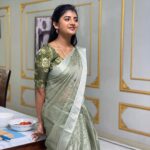 Gabriella Charlton Instagram - Mandatory ones ✨ Saree and blouse @sdduniqueboutique_97 ❤️
