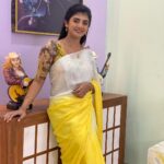 Gabriella Charlton Instagram - Mandatory ones ✨ Saree and blouse @sdduniqueboutique_97 ❤️