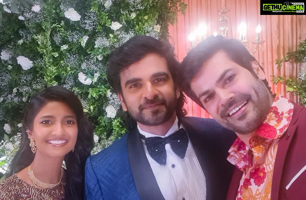 Ganesh Venkatraman Instagram - Wishing u two Darlings a Happily Every After 💕 @AshokSelvan @iKeerthiPandian ....lots of luv, laughter and happiness...so happy for u brother 🤗🤗 #ashokkee #happymarriedlife