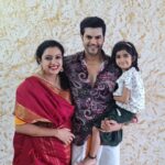 Ganesh Venkatraman Instagram - Wishing everyone a Happy Dussehra filled with love, laughter and blessings ! Pooja time with family 👨‍👩‍👧‍👦 ( our kutti new addition is having a nice nap 😉 ) #goodvibes #family #Vijayadashami #pooja