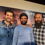 Ganesh Venkatraman Instagram - Awesome Threesome 👊👊👊 lucky to have made two awesome brothers in @act_vetri @GarudaRaam while shooting 'Red Sandal Wood' - A story that we all believed needed to be told to the world ! #TrailerLaunch #RedSandalWood @SamCSmusic Musical @guru_ramanujam @JnCinemas @DiyaaMayurikha @kabalivishwanth @talk2ganesh @resulp @ARichardkevin @saregamasouth @ProBhuvan @CtcMediaboy