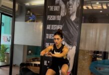 Gayatri Bhardwaj Instagram - gym-dump🤍 @coach_akshay thanks for making my leg day so painful🫠 Exousia Fitness