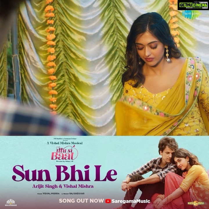 Gayatri Bhardwaj Instagram - Will love find its way when silence plays? Find out in my new song #SunBhiLe by @arijitsingh from #IttuSiBaat! @nh_studioz @laxman.utekar @hirawatnarendra @shreyans_hirawat @karishma_ppearl @kathputlicreation @adnanali.fps @itsbhupendrajadawat @vishalmishraofficial @rajshekharis @saregama_official #IttuSiBaat #SongPoster #NHStudioz #LaxmanUtekar #VishalMishra #AdnanAli #ShreyaGhoshal #LatestNews