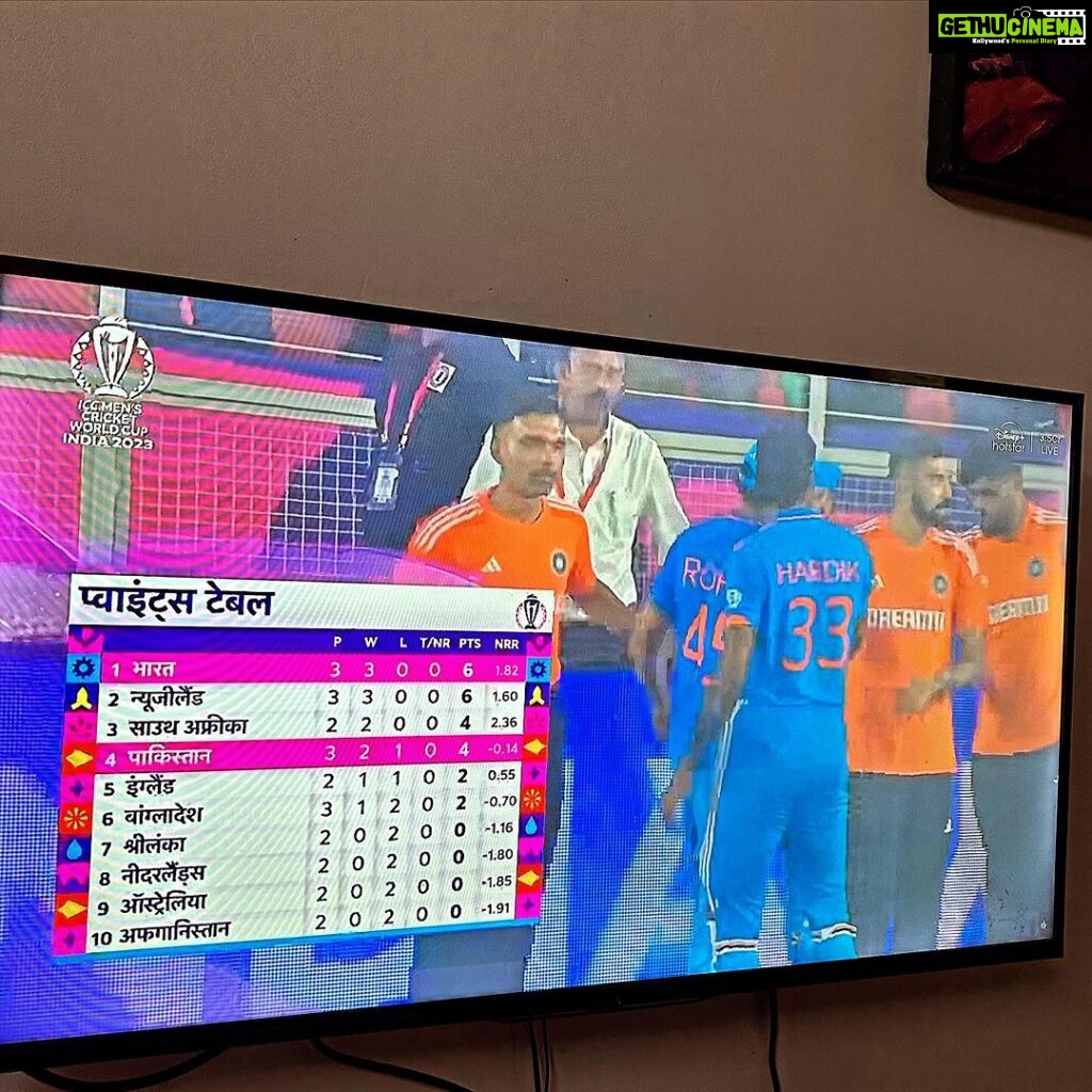 Geetika Mehandru Instagram - INDIA WON ❤️💃🏻 #indiavspakistan #indiawon #worldcup #odi #india Mumbai, Maharashtra