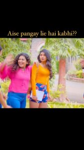 Geetika Mehandru Instagram - What's your shoe size? 👟

@geetikamehandru 

#geetikamehandru #friendship #friendlikegouri #reelitfeelit #reelkarofeelkaro #collage