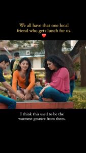 Geetika Mehandru Instagram - Tag your local friends and let them know how special they used to make us feel with these small lunches.🌯🌮🥘

@geetikamehandru 

#gharkakhaana #friendlikegouri #trendingreels #foodies #collagedays #friendshipgoals #reelitfeelit #reelkrofeelkro❤️