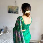 Geetika Mehandru Instagram - When that girl in a saree catches your eye, your heart gets entangled in the web of her smile. @geetikamehandru #geetikamehandru #trendingreels #reelitfeelit #reelkarofeelkaro #trending #sareefashion #sareegirl India