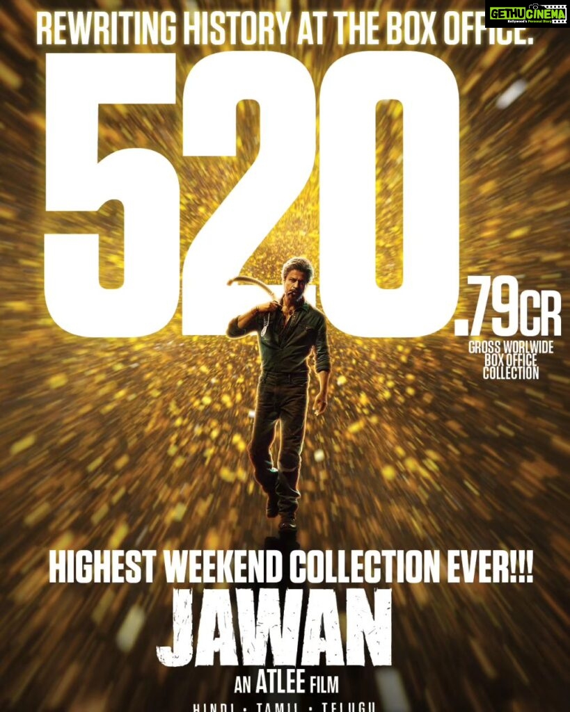 Girija Oak Instagram - Your love for Jawan has clearly made history in Indian Cinema! 🔥 Have you watched it yet? Go book your tickets now! https://linktr.ee/Jawan_BookTicketsNow Watch #Jawan in cinemas - in Hindi, Tamil & Telugu.