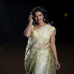Hari Teja Instagram - తారలకే సిగపువ్వ తారాడే సిరిమువ్వ.. 🌸 From the Pre release event of Mama mascheendra.. 🙂 Beautiful saree by @riya_designing_studio my forever last minute saviour.. I love you🥰❤️ Captured by @relivevisuals @whoisindrasena