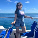 Hari Teja Instagram – Scuba Diving at Great Barrier Reef ✅ I never thought I will do Scuba diving in my life as I was always afraid of deep waters. But what I did today overcome all those fears. With you @nithya_hari on my side , I did it.  Spotted a whale, which was unexpected but amazing. ♥️ Great Barrier Reef Australia