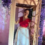 Hari Teja Instagram - The key for being happy is knowing that u hav the power to choose what to accept And what to let go….♥️♥️ #allaboutlastnight #showtime #guntur ♥️ Thank u @adrijabysonicareddy for this beautiful outfit ♥️ jewellery: @sreepassion ♥️