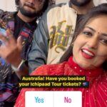 Harika Narayan Instagram – @harika_narayan @prudhvichandrap and  @maahaamc are all excited to promote Ichipaad Tour. Guess where!?

See you soon, Australia 🇦🇺. Get your tickets today if you haven’t already!

@saketh_komanduri @sruthiranjani @sri_satya_ @maahaaproject @baidurjyabanerjee @shashankalamuru @krishnabharadwaj.music @srspd_20 @dj.bob.dj 
@anteventz @vanya_eventz 
@australia_telugodu @brisbane_bullodu