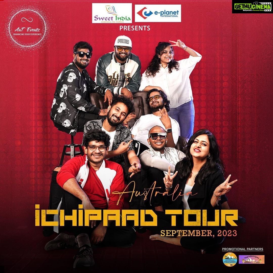 Harika Narayan Instagram - #ichipaadtour 2023 Australia 🇦🇺 This September💥