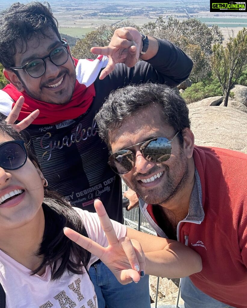 Harika Narayan Instagram - Always a BIG YES to hiking⛰️ Introducing my Kutti papa🦘who also made it to the top this time😋 . . . #morninghike #riseandshine #youyang #impromptutrip #happiness #traveldiaries Flinders Peak, You Yangs