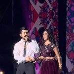 Haripriya Instagram – 🧿Had a blast performing with THE MAN @vijayantony sir 👑 , Most sweetest and humblest person ever!!🔥🔥❤️🖤 Thank you for the lovely moments sir🤍🧿✨ 
And Thank you chennai for the memorable night 🫶🏼✨
@noiseandgrains 
Outfit from @styl_chennai 👗
.
.
.
#vijayantony #live #concert #chennai #explore #music #peace 
#Haripriya #haripriyasinger YMCA Ground Nandanam