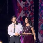 Haripriya Instagram - 🧿Had a blast performing with THE MAN @vijayantony sir 👑 , Most sweetest and humblest person ever!!🔥🔥❤️🖤 Thank you for the lovely moments sir🤍🧿✨ And Thank you chennai for the memorable night 🫶🏼✨ @noiseandgrains Outfit from @styl_chennai 👗 . . . #vijayantony #live #concert #chennai #explore #music #peace #Haripriya #haripriyasinger YMCA Ground Nandanam