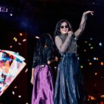 Haripriya Instagram - Pictures from U1 live in chennai. 🌹🖤 Outfit by @styl_chennai Pics by @k_studios_india #u1 #live #chennai #concert #haripriya #haripriyasinger #onstage YMCA, Chennai