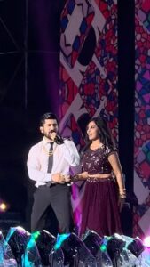 Haripriya Instagram - 🧿Had a blast performing with THE MAN @vijayantony sir 👑 , Most sweetest and humblest person ever!!🔥🔥❤️🖤 Thank you for the lovely moments sir🤍🧿✨ And Thank you chennai for the memorable night 🫶🏼✨ @noiseandgrains Outfit from @styl_chennai 👗 . . . #vijayantony #live #concert #chennai #explore #music #peace #Haripriya #haripriyasinger YMCA Ground Nandanam