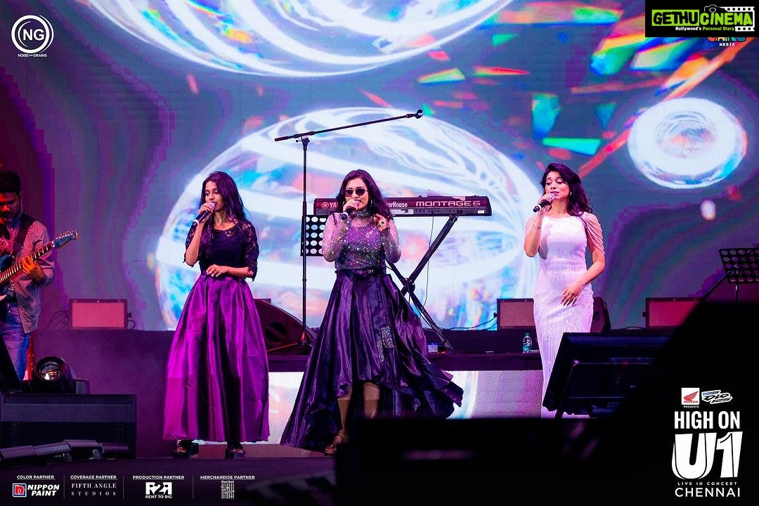 Haripriya Instagram - HIGH ON U1, Chennai ft. @haripriyasinger ✨ @itsyuvan @gangmedia_offl @honda2wheelerin @nipponpaintindia @shopatdecibel @fifthanglestudios @rent2rig @karya2000 @itisveer @onlynikil #noiseandgrains #u1 #Highonu1 #chennai #dio125 #nipponpaints #r2r #decibel YMCA Nandanam