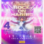Harris Jayaraj Instagram – 4️⃣ more days to go!! 🫶🏻💫

“ROCK ON HARRIS – Live In Concert, Chennai” 🎸

27/10/2023 at YMCA Nandanam 

Book your Tickets NOW @insider.in (Link in bio) 🎫

@jharrisjayaraj 
@noiseandgrains @therouteofficial @fortunee_studios @jagadish_palanisamy 
@karya2000 @itisveer @itssuryakumar_sk 
@gtholidays.in @pvrpictures @chai_kings @cocacola_india @fifthanglestudios @gangmedia_offl @rent2rig 

#RockOn #HarrisJayaraj #NoiseandGrains #Chennai