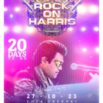 Harris Jayaraj Instagram – 2️⃣0️⃣ days to go Makkalee!!🫶

“ROCK ON HARRIS – Live In Concert, Chennai” 🎸

27/10/2023 at YMCA Nandanam 

Book your Tickets NOW @insider.in (Link in bio) 🎫

@jharrisjayaraj
@noiseandgrains @therouteofficial @fortunee_studios @jagadish_palanisamy 
@karya2000 @itisveer @itssuryakumar_sk

#RockOn #HarrisJayaraj #NoiseandGrains #Chennai