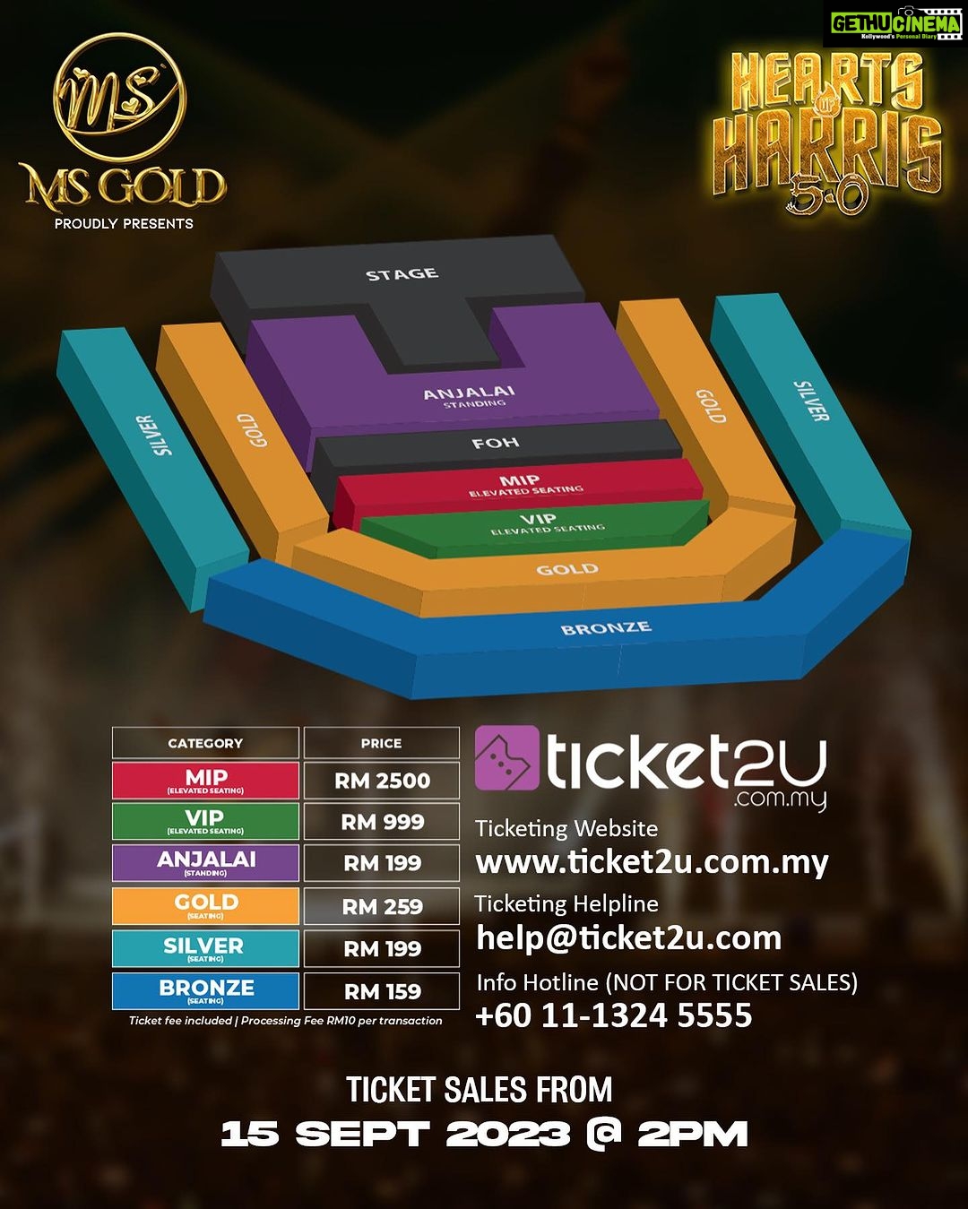Harris Jayaraj Instagram - Announcing the next hottest night in town, Hearts of Harris 5.0 happening in Spice Arena, Penang this 23 December 2023 π₯ Tickets will be available from 15 September 2023 @ 2pm via www.ticket2u.com.my π Let's create another night to remember, are you guys ready? Hearts of Harris 5.0 23 December 2023 Spice Arena, Penang Brought to you by @msgold.myβ @jharrisjayaraj @datoabdulmalik #HeartsofHarris #HarrisJbyMSC #malikstreams #HarrisJayaraj #liveinconcert