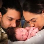 Hazel Keech Instagram - Welcome to the world 𝗢𝗿𝗶𝗼𝗻 𝗞𝗲𝗲𝗰𝗵 𝗦𝗶𝗻𝗴𝗵 ❤️. Mummy and Daddy love their little “puttar”. Your eyes twinkle with every smile just as your name is written amongst the stars ✨ #HappyFathersDay