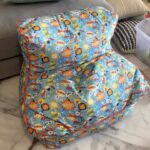 Hazel Keech Instagram - Thanks for this appropriate printed bean bag for my little superhero
