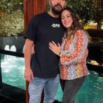 Hazel Keech Instagram - Happy diwali from mine to yours Posted @withrepost • @yuvisofficial Celebrating our first Diwali with our little pataka Orion ⚡️✨ 🪔 Hope this festival brings you all loads of love, togethernesses, success and prosperity! Thoroughly loving our stay at @jumeirahzs 💯 thank you @mark_dxb_ for all the hospitality 🙌🏻 @hazelkeechofficial