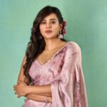 Hebah Patel Instagram - Styled by: @officialanahita Saree: @sujathadakotiya Jewels: @adornablesbysonalimehra Footwear: @footfuel_ Makeup: @makeupbyramakrishna Hair: @vijjireddyskht Style team: @pranathivarma.k Pic: @kalyanyasaswi