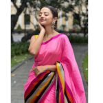 Helly Shah Instagram - Let your saree do all the talking 🌟🥰 Styled by @akankshakawediastyle Outfit by @raw_mango Jewellery by @theater.xyz @_shophermosa_ Clicked by @snehzala #namastevietnam #namastevietnamfestival #iffw #namastevietnam2023
