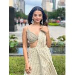 Helly Shah Instagram - Desi girl vibes in Vietnam ❤️ Styled by @akankshakawediastyle Outfit by @kaaishabyshalini Earrings by @zevarking Rings by @upakarna