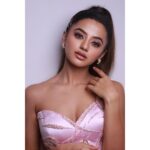 Helly Shah Instagram - In my happy girl era 🌟 Also , you think i am too late for the barbie trend ?? Koi na chalta hai , Better late than never 😉 Transformation by ~ @makeupbynidhhikaushal Clicked by ~ @advait_vaidya Beautiful Outfit by ~ @michellerodriguesbridal