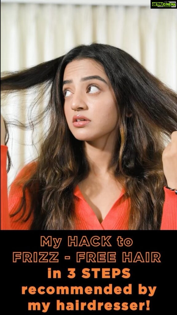Helly Shah Instagram - Say goodbye to frizz and say hello to smooth straight hair!! Switch to Matrix Opti.Care 3 Step Regime Step 1: Matrix Opti.Care Professional Smooth Straight Shampoo Step 2: Matrix Opti.Care Professional Smooth Straight Conditioner Step 3: Matrix Opti Care Professional ANTI-FRIZZ Hair Serum Grab your hands now on these beauties!! #Ad #SayGoodByeFrizzwithMatrixOpti.Care @matrixindia_Inc