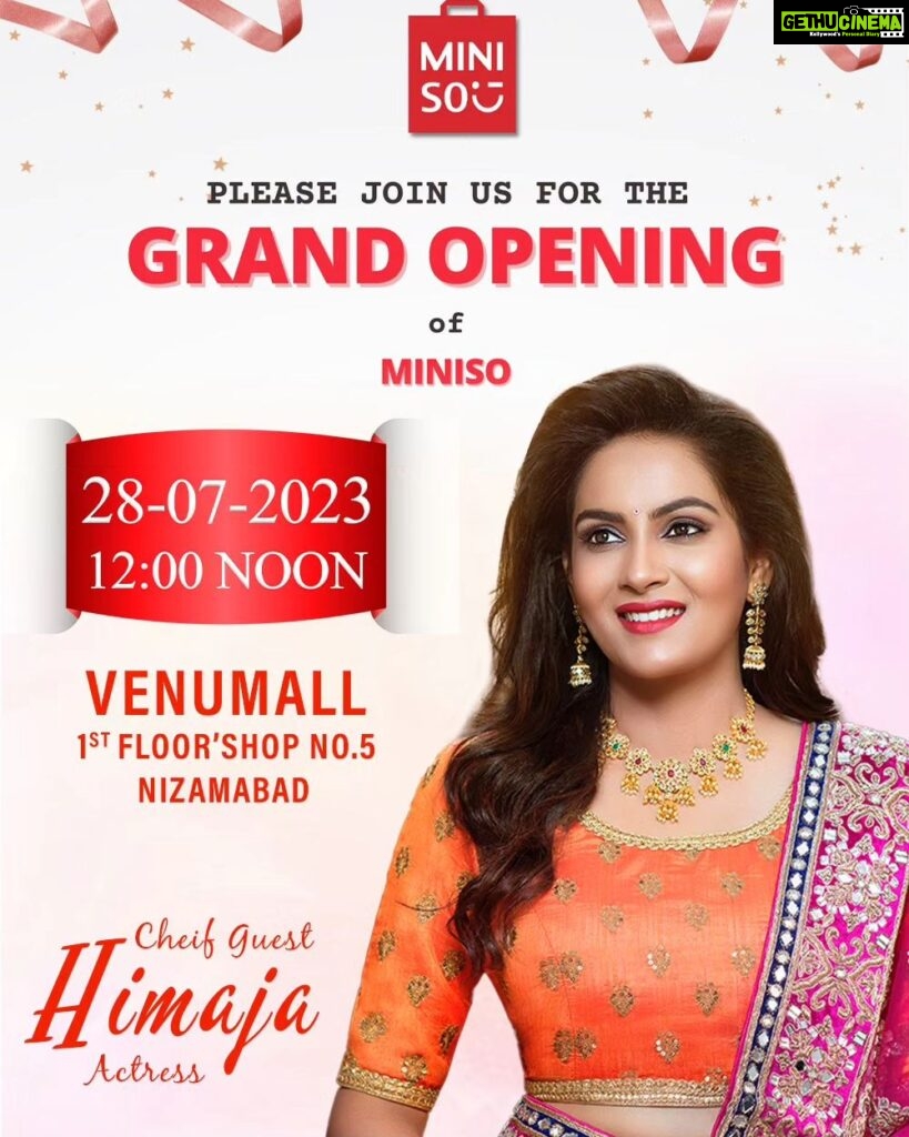 Himaja Instagram - ❤️ See u #nizamabad #miniso @minisoindia @miniso.official Nizamabad