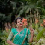 Himaja Instagram - 😍Life is too short to be wearing anything but your best outfit Outfit by @anu_attires Jewellery by @crazycollections_jewels #designer #designerwear #halfsaree #lehenga #dress