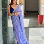 Himanshi Khurana Instagram - Happy Raksha Bandhan 🪻 Saree @eternitybysakshi