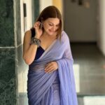 Himanshi Khurana Instagram - Happy Raksha Bandhan 🪻 Saree @eternitybysakshi
