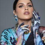 Himanshi Khurana Instagram - 💅🏻. Mua @prabhleenkaur_artistry Jewel @urbanmutiyar