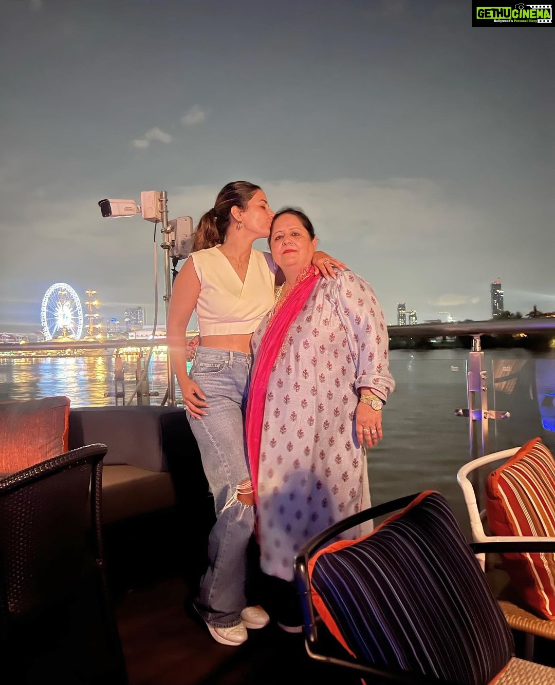 Hina Khan Instagram - "From the days of my innocence, when you acted as my brave protector amidst a selfish world, to this present moment wherein roles have reversed and I find myself standing guard for you - life has truly come around, Mom. You've been my rock, my guide, and my constant. Now, it's my responsibility, my duty, and my honor to shield you from any harm..I earnestly pray, today and always, for a universe that showers you with endless blessings, love, peace and good health.. To every child, thr comes a time when u hv to take charge and become the care giver to your parents..And we all must do it as best as we can ππ» Happy Birthday Maa.. From us and Dad β€οΈ