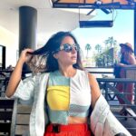 Hina Khan Instagram - The Los Angeles diaries ❤️ . . Outfit: @cava_athleisure @viralmantra