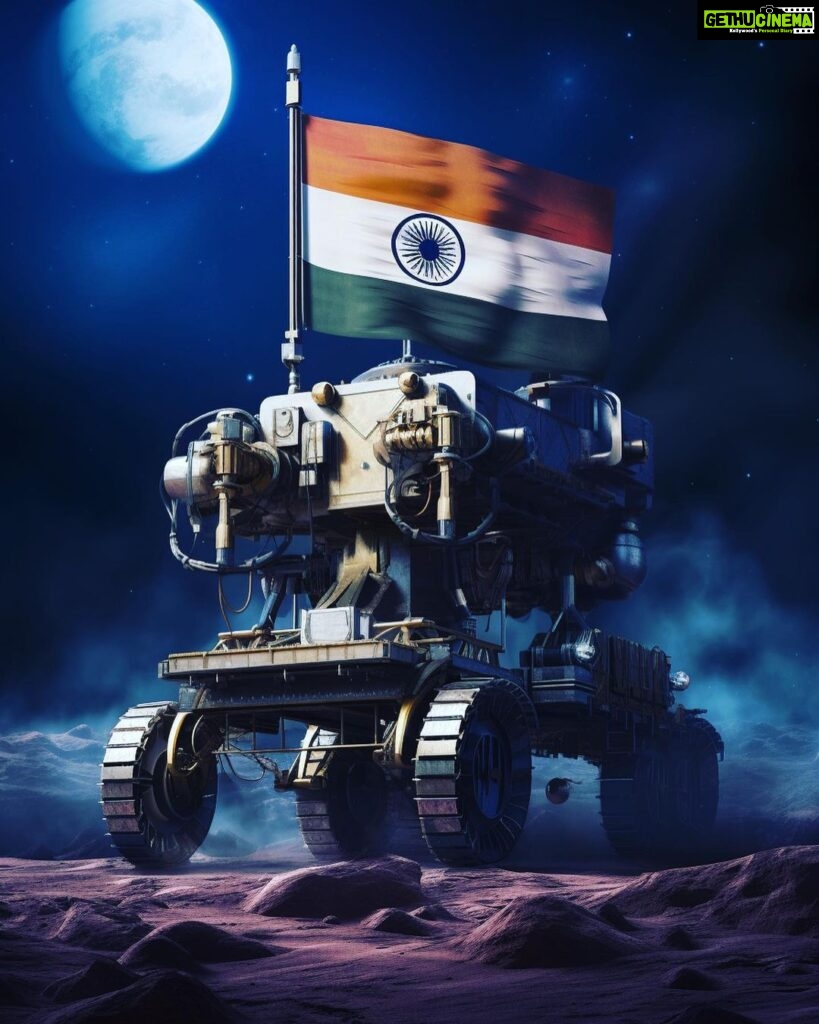 Hina Khan Instagram - India makes history.. we are literally on the moon.. Indiaaaaa Indiaaaaa.. Mera Bharat Mahaan 🇮🇳 @isro.in